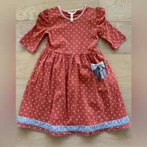 Matilda Jane spot on lap dress girls size 8